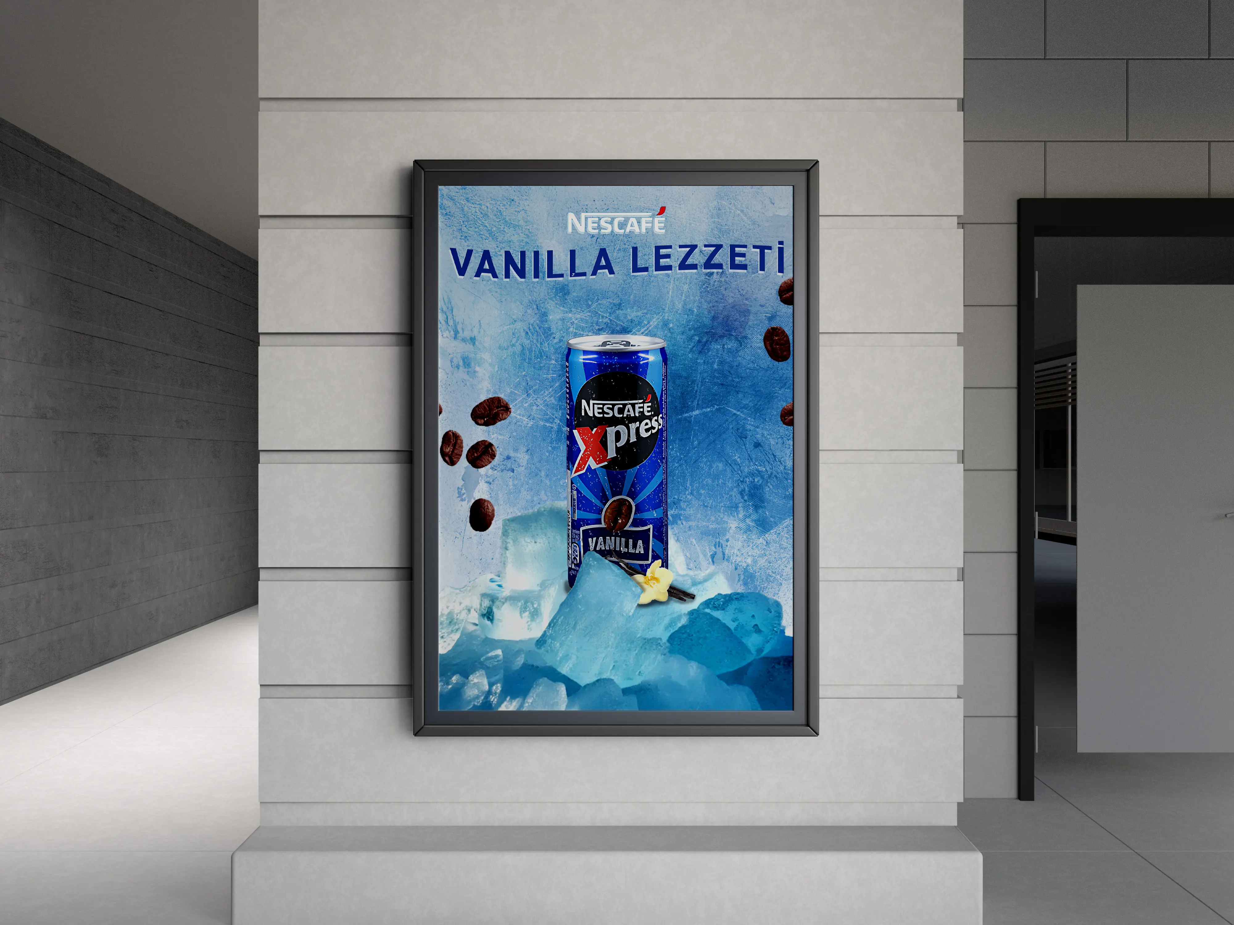Nescafe Xpress Vanilla Poster
