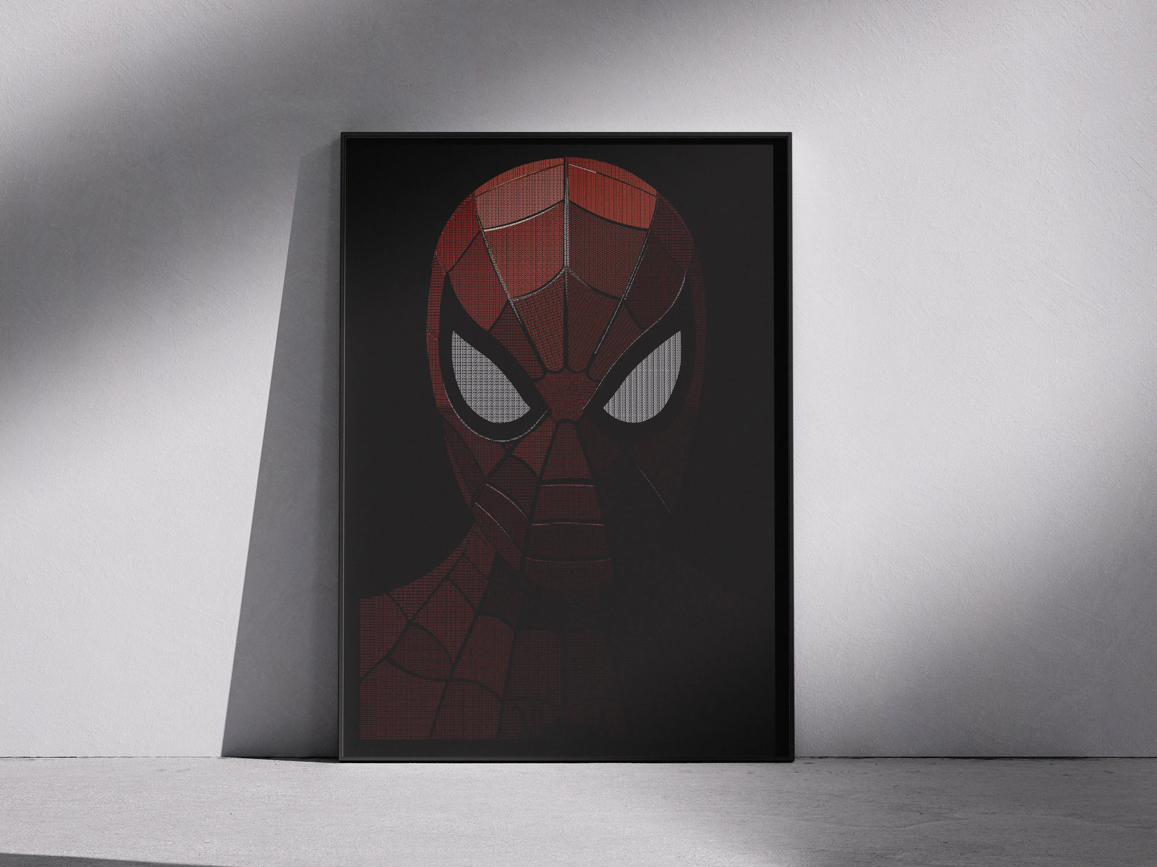 Typographic Spider-Man