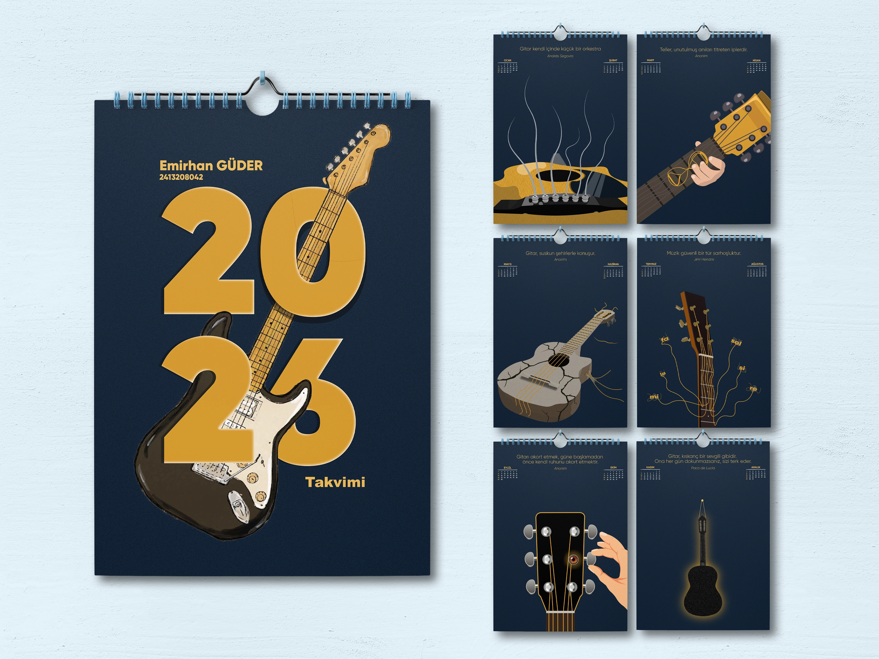2026 Guitar Concept Calendar